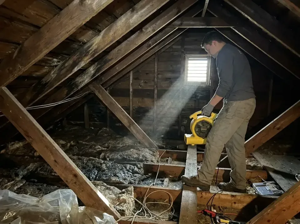 attic-water-damage-drying-proc-007 — frequently asked questions, Emergency Water Extraction & 24/7 Flood Response in Broad B…